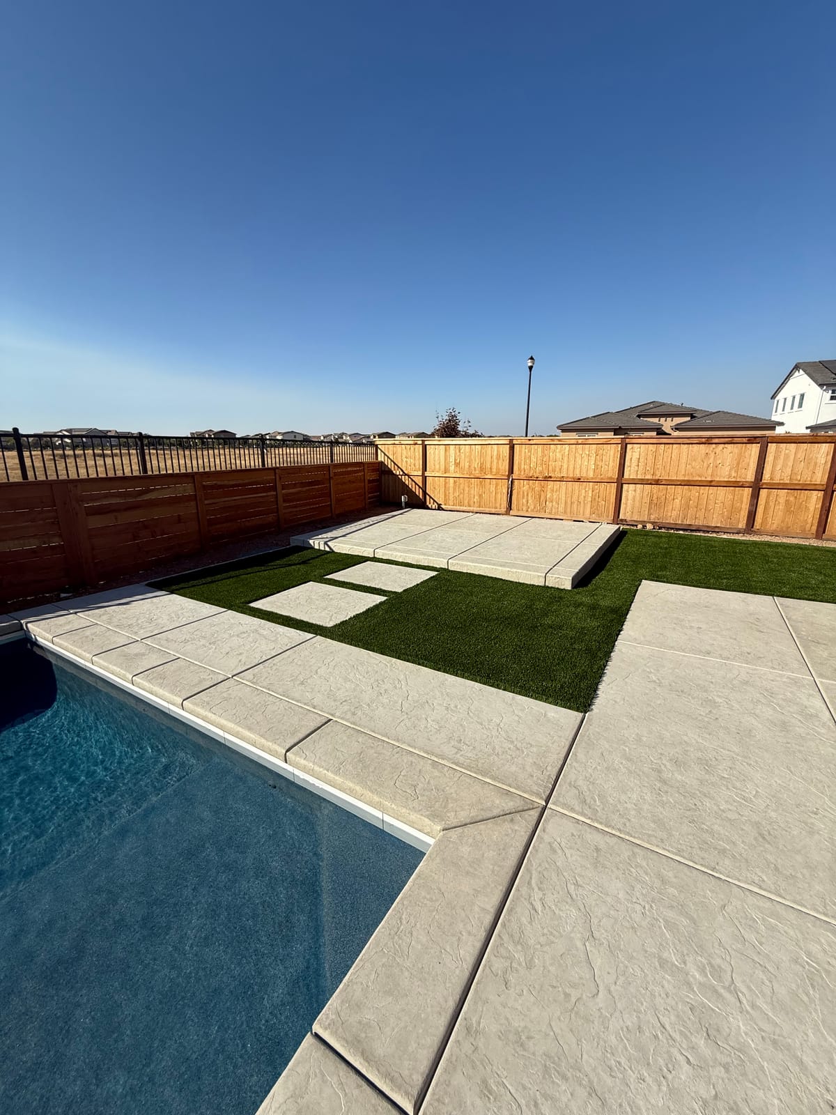 Full backyard landscape build by CJR