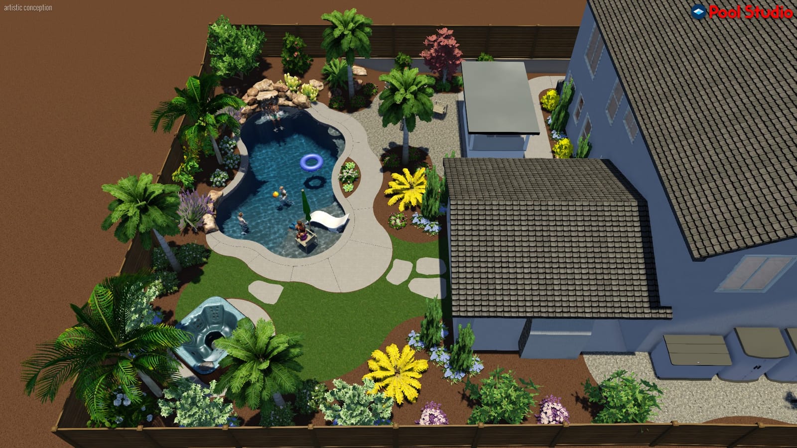 Swimming Pool Design phase, additional CJR pool project photo 2