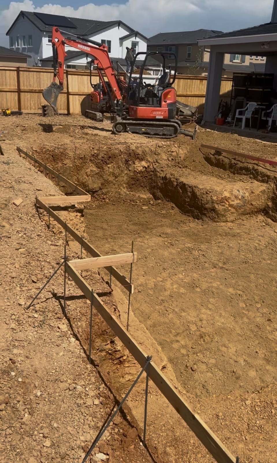 Excavation phase, additional CJR pool project photo 3