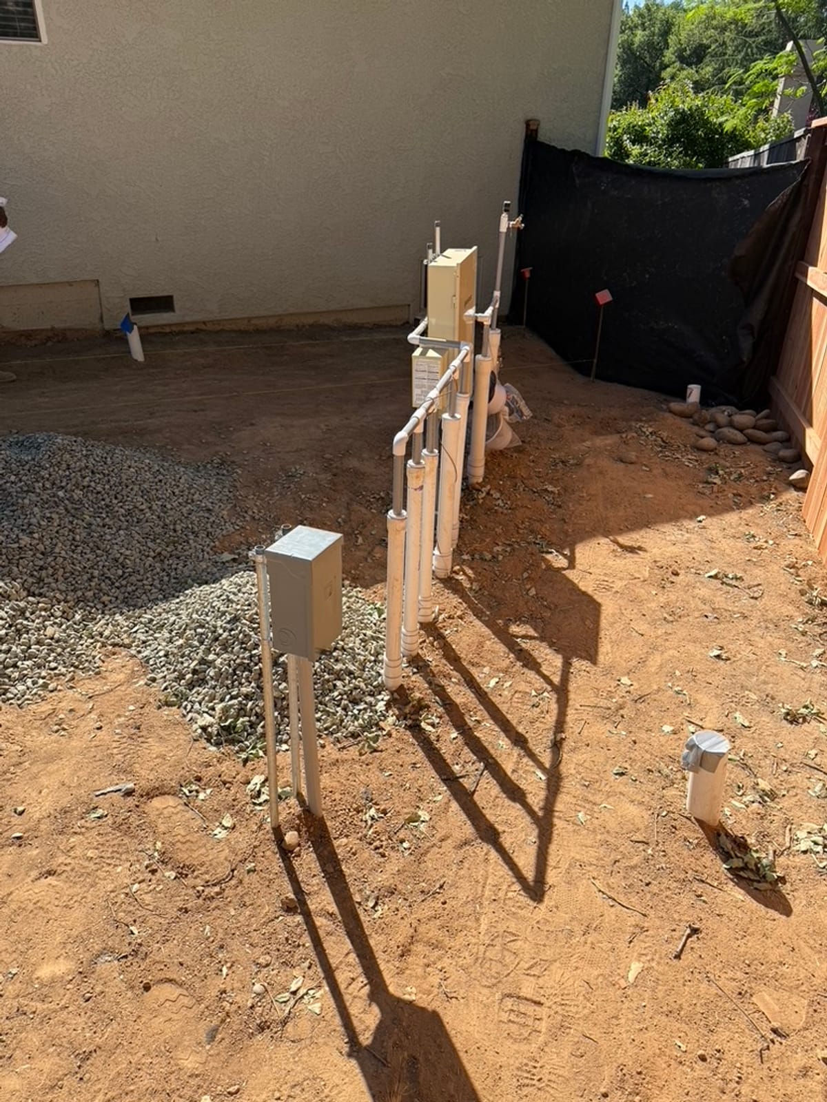 Electrical & Plumbing phase, additional CJR pool project photo 3