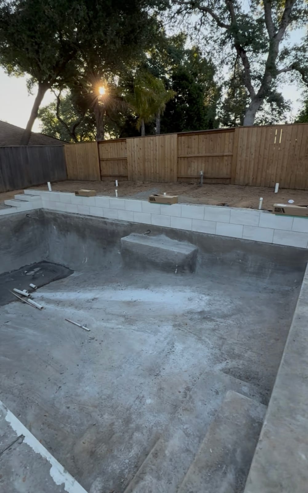Masonry, Stone & Tile Install phase, additional CJR pool project photo 2