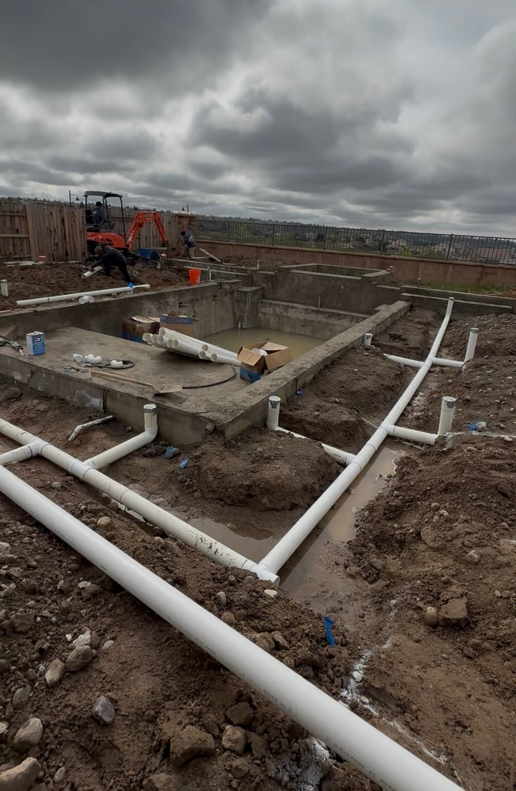 Drainage phase, additional CJR pool project photo 2