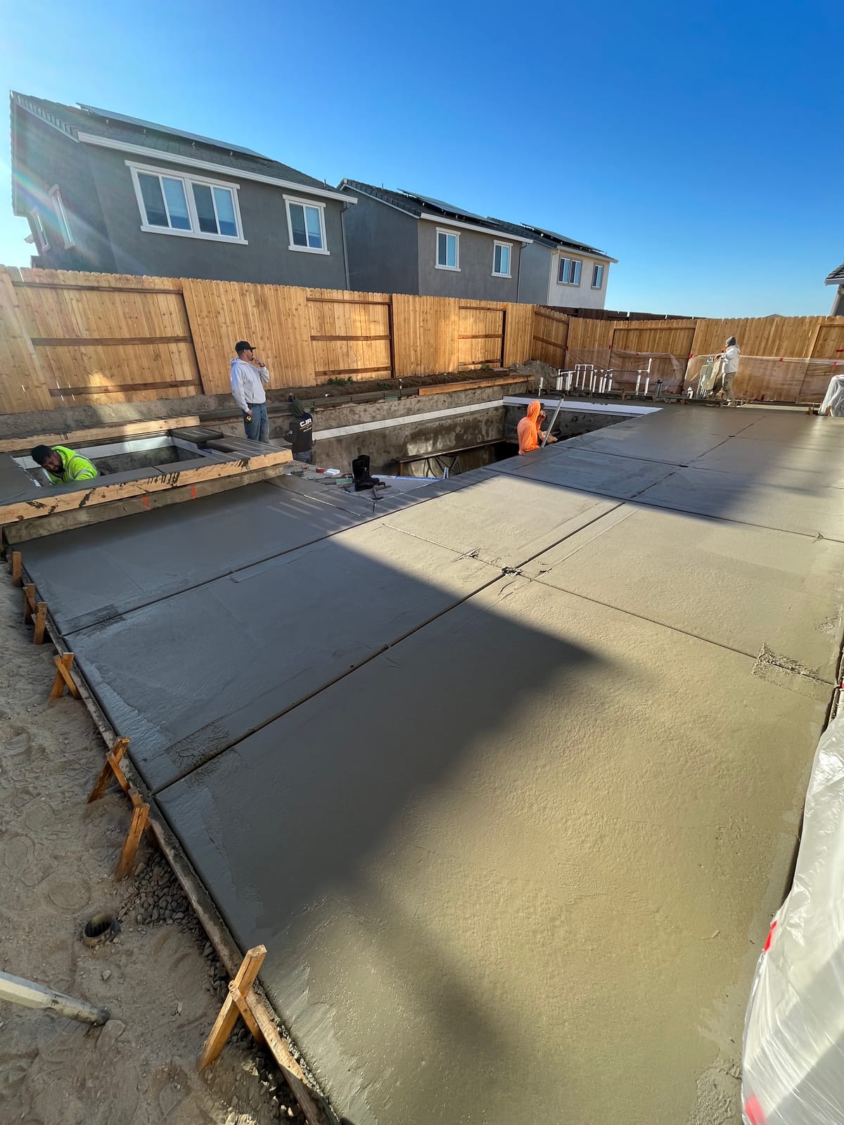Custom Concrete phase, additional CJR pool project photo 2