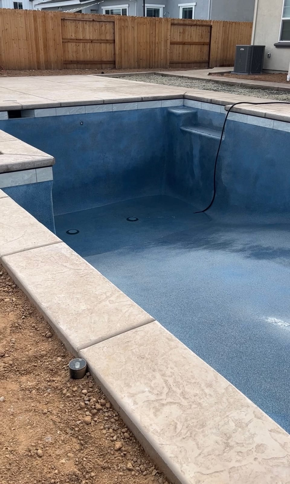 Plaster phase, additional CJR pool project photo 2