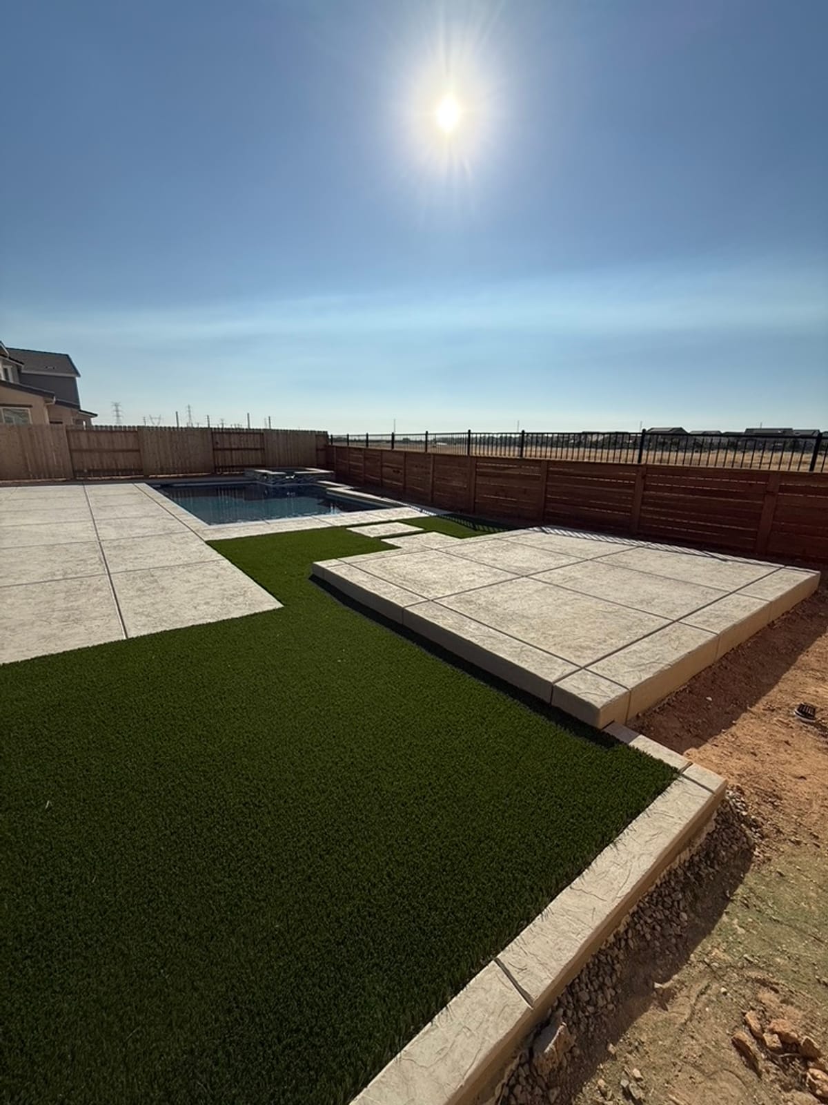 Outdoor Living & Landscape Installation (Optional) phase, additional CJR pool project photo 2