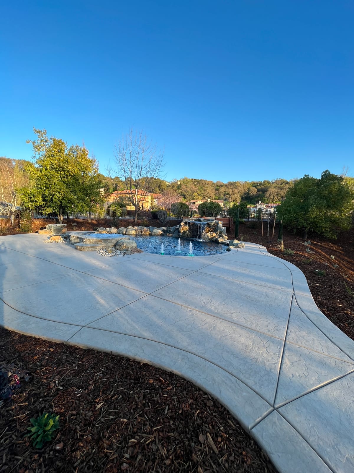 Pool & Concrete Patio Transformation